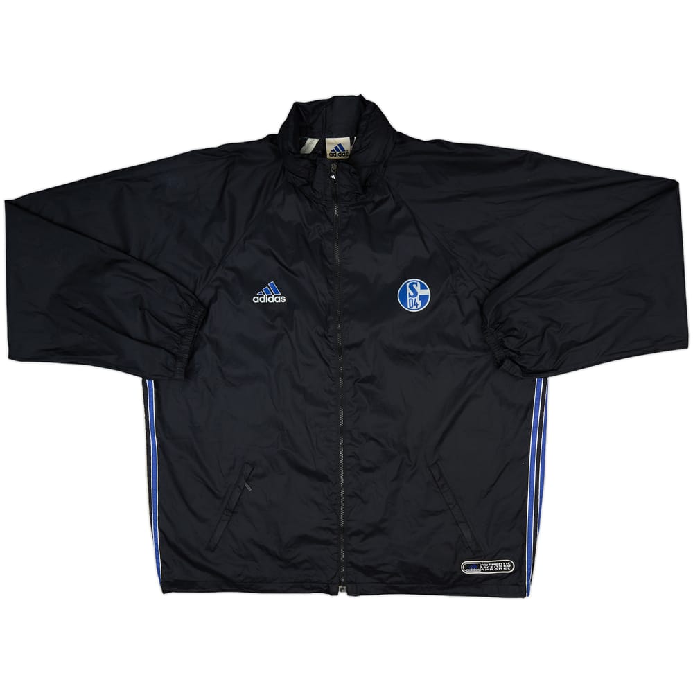 1998-00 Schalke adidas Hooded Rain Jacket - 6/10 - (XXL)