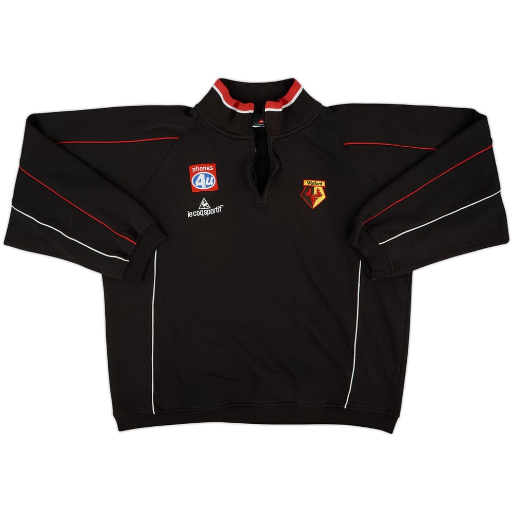 2000-01 Watford Le Coq Sportif 1/4 Zip Drill Top - 5/10 - (L)