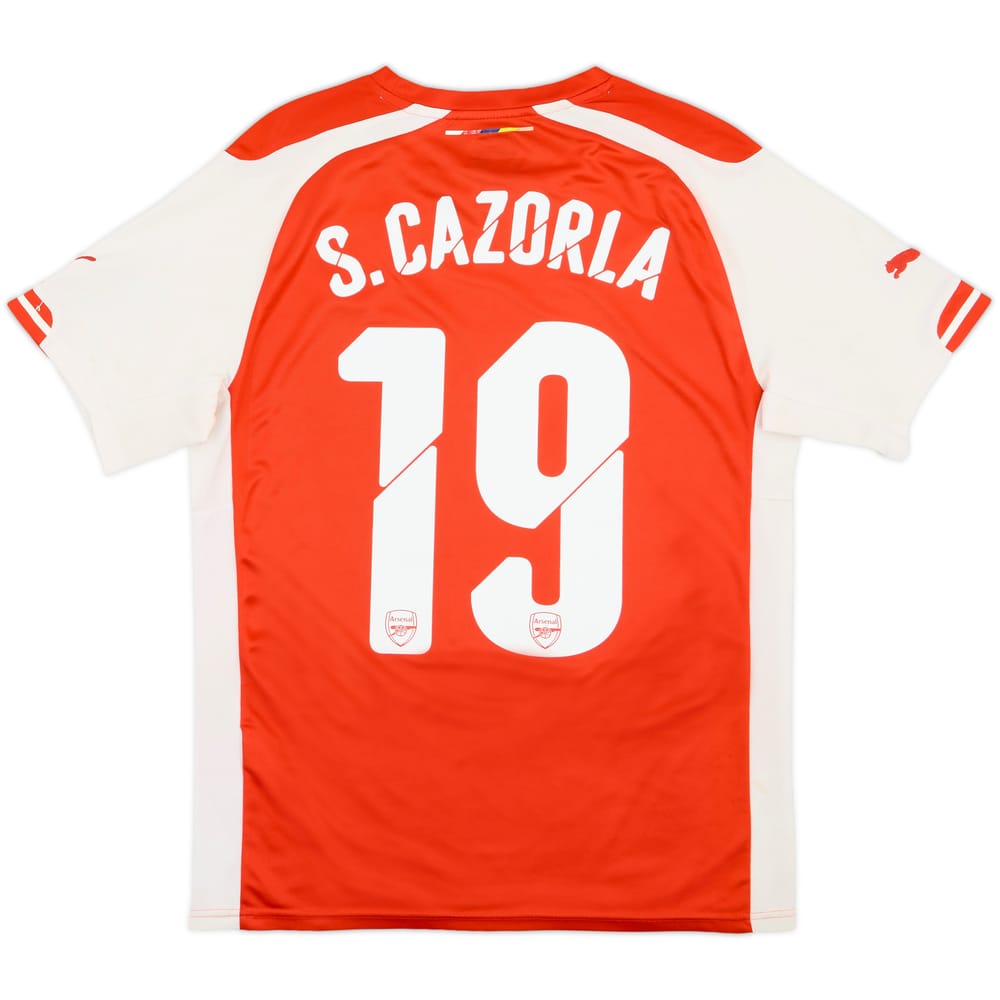 2014-15 Arsenal Home Shirt S.Cazorla #19 - 7/10 - (L.Boys)