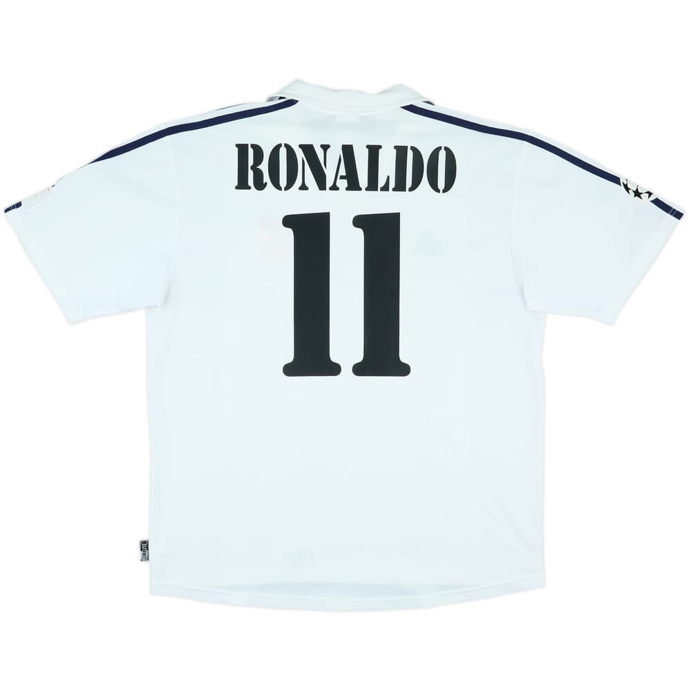 2002-03 Real Madrid Centenary Home Shirt Ronaldo #11 - 9/10 - (L)