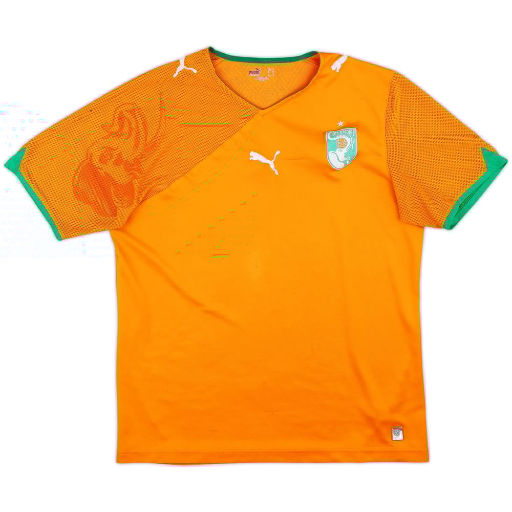 2010-11 Ivory Coast Home Shirt - 7/10 - (L)