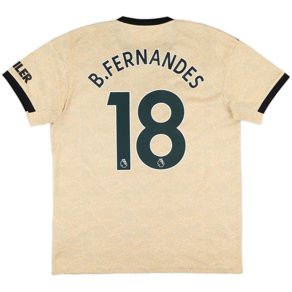 2019-20 Manchester United Away Shirt B.Fernandes #18 - 6/10 - (L)