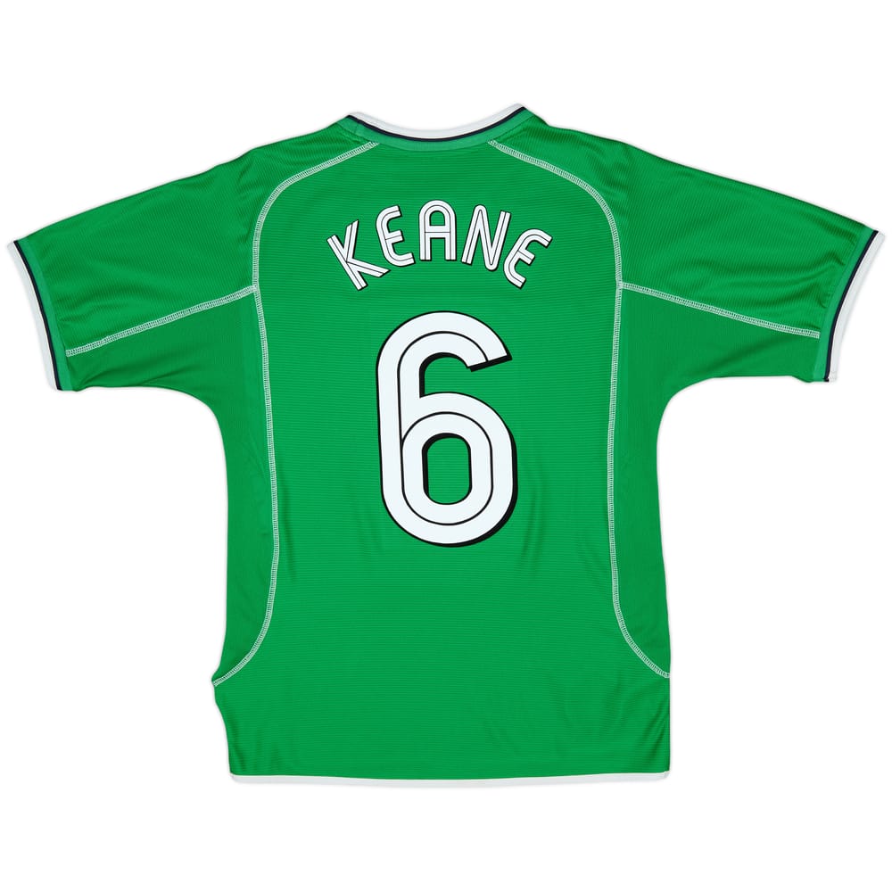 2001-03 Ireland Home Shirt Keane #6 - 7/10 - (XL.Boys)