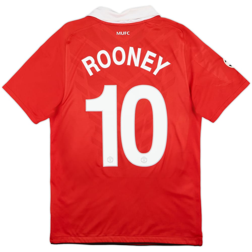 2010-11 Manchester United Home Shirt Rooney #10 - 6/10 - (S)