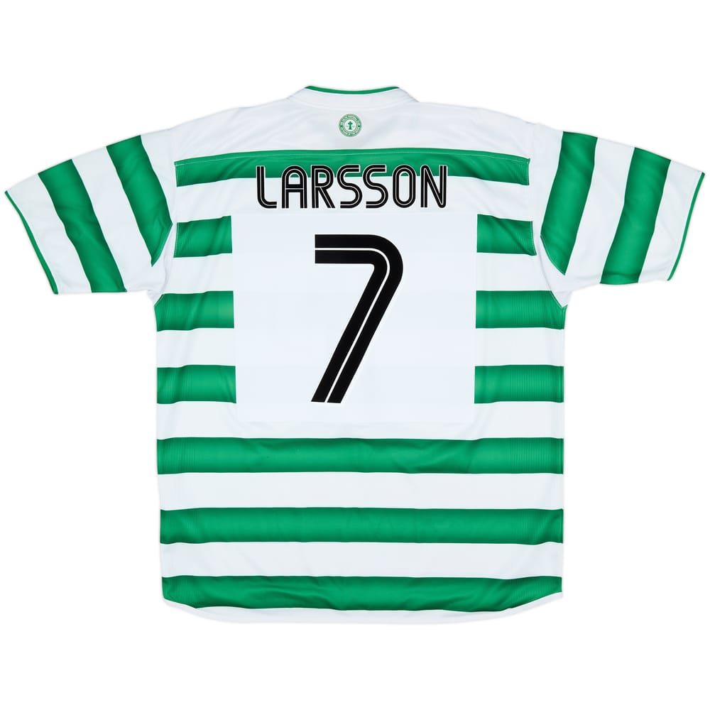 2003-04 Celtic Home Shirt Larsson #7 - 8/10 - (L/XL)