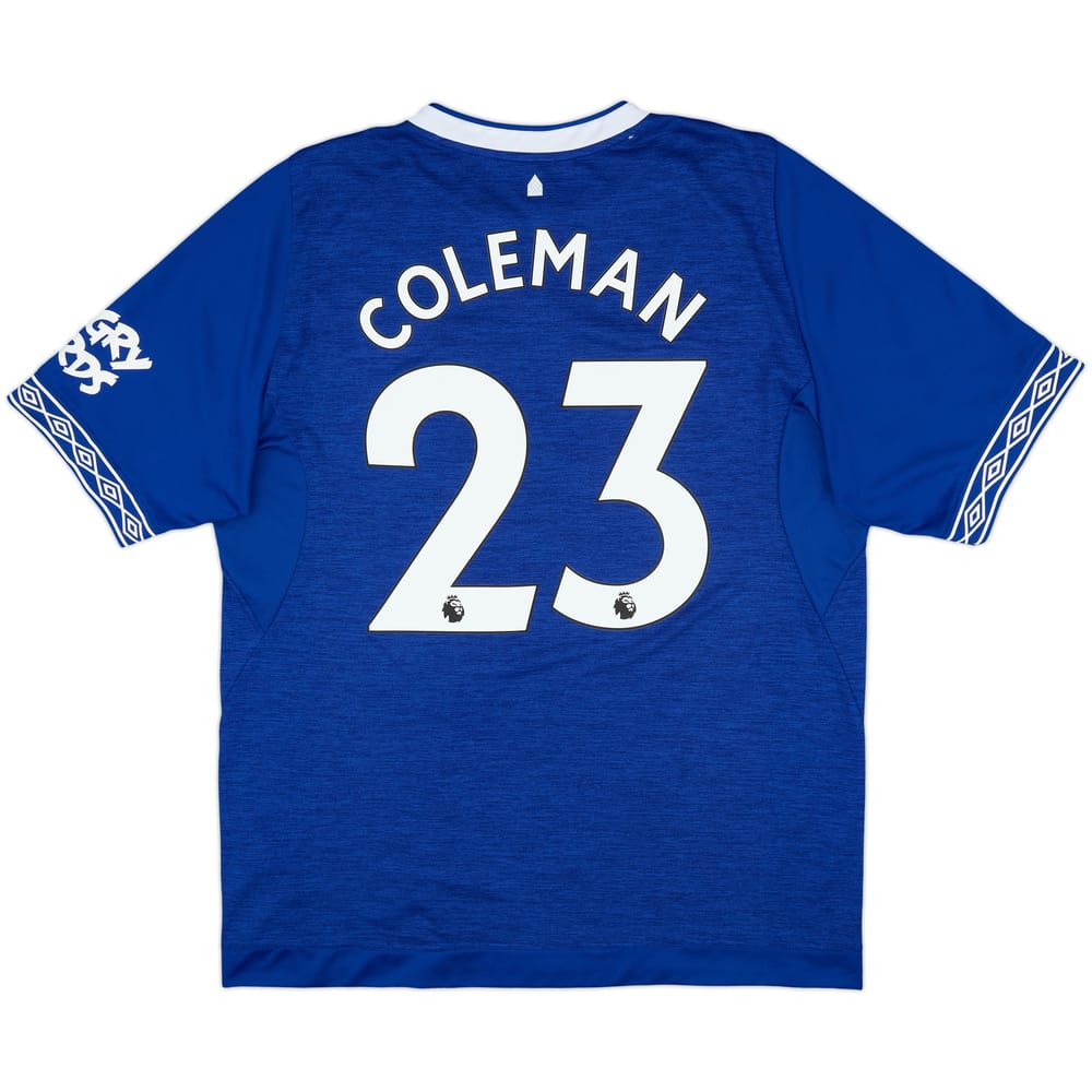 2018-19 Everton Home Shirt Coleman #23 - 10/10 - (XL)
