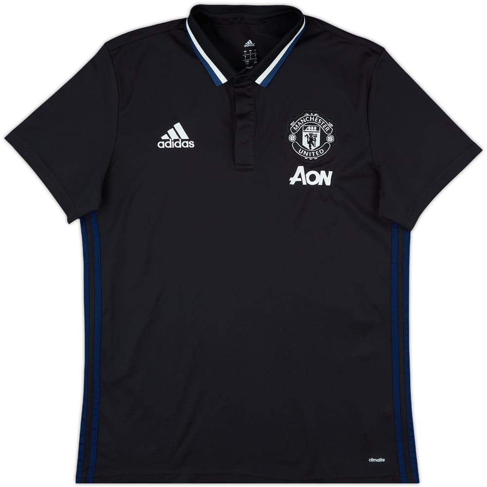 2016-17 Manchester United adidas Polo Shirt - 10/10 - (L)