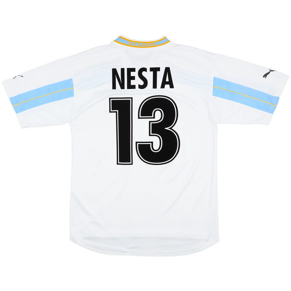 1999-00 Lazio Centenary Home Shirt Nesta #13 - 6/10 - (L)