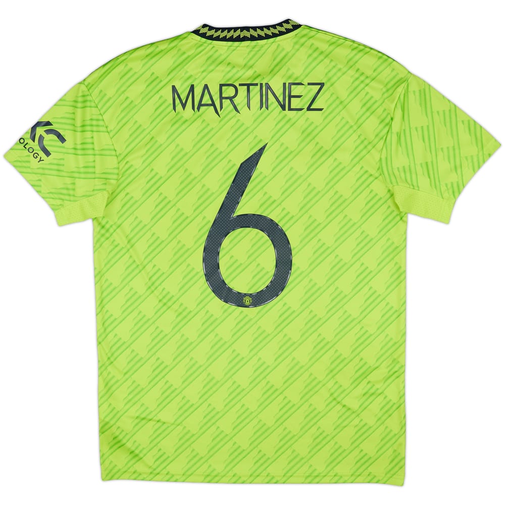 2022-23 Manchester United Third Shirt Martinez #6 - 10/10 - (M)