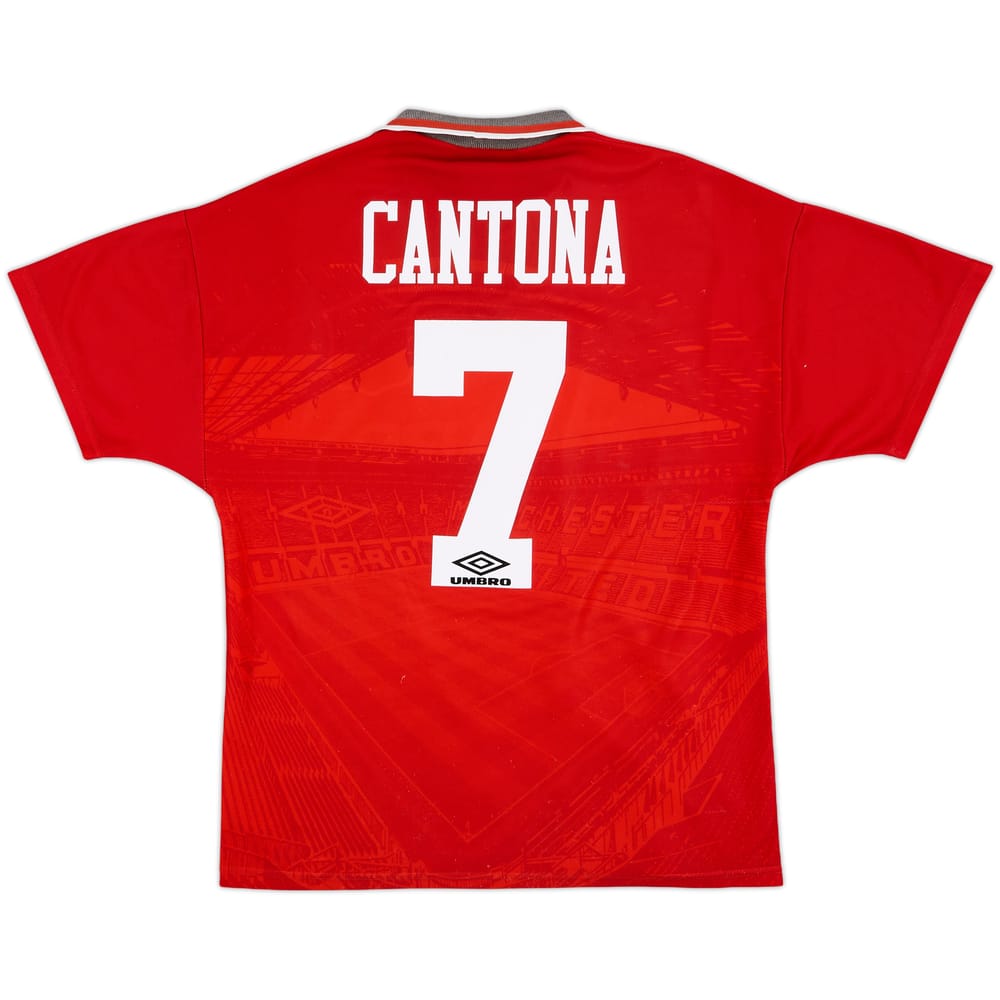 1994-96 Manchester United Home Shirt Cantona #7 - 6/10 - (M)