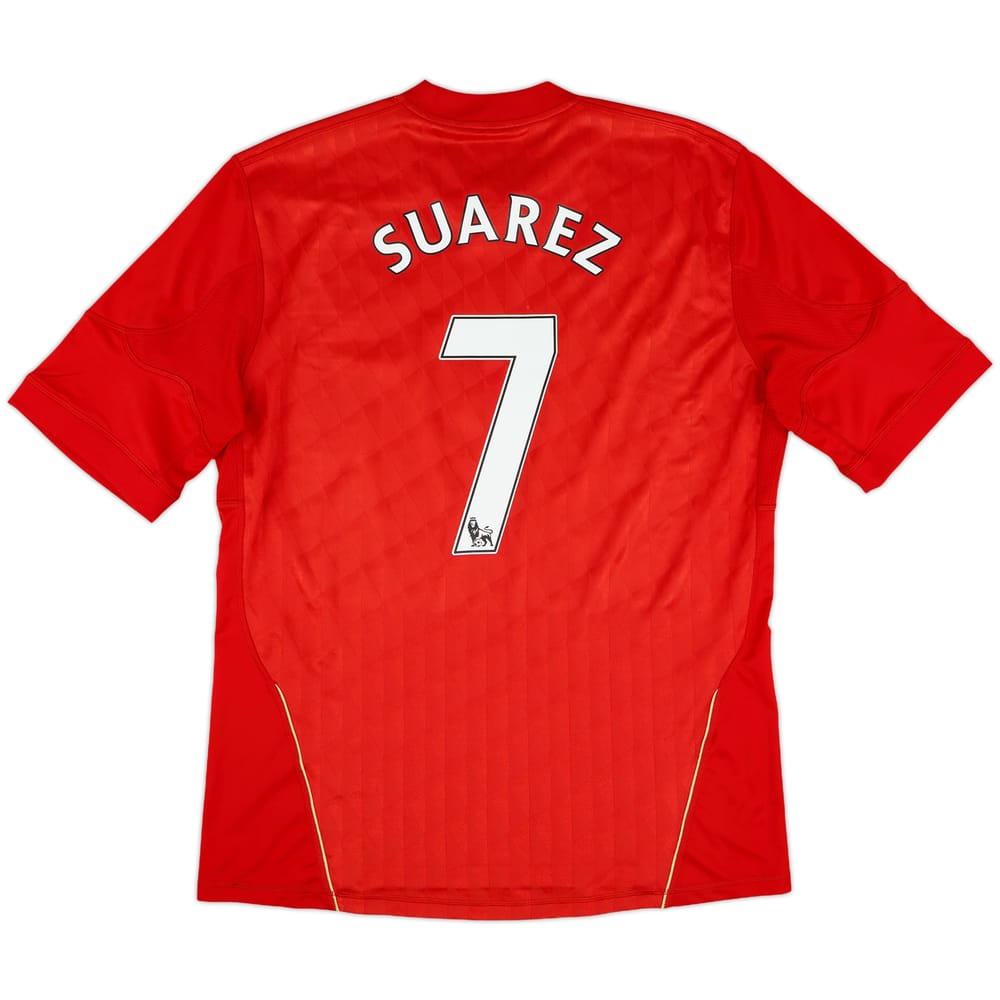 2010-12 Liverpool Home Shirt Suarez #7 - 6/10 - (L)