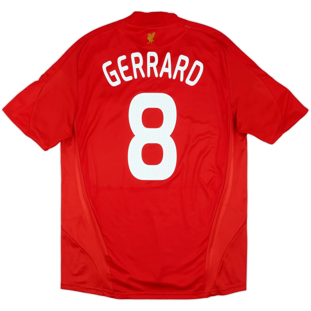 2008-10 Liverpool Home Shirt Gerrard #8 - 5/10 - (L)