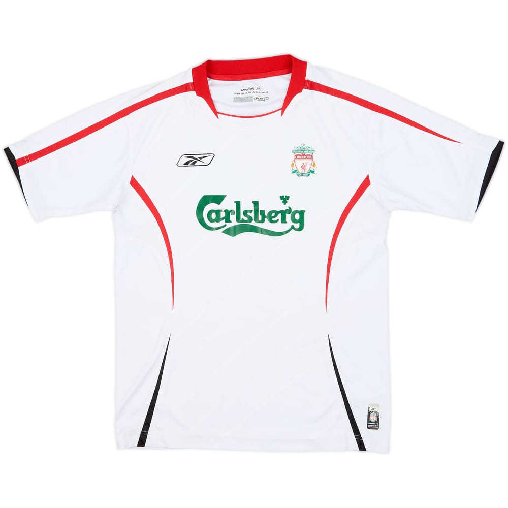 2005-06 Liverpool Away Shirt - 7/10 - (L.Boys)