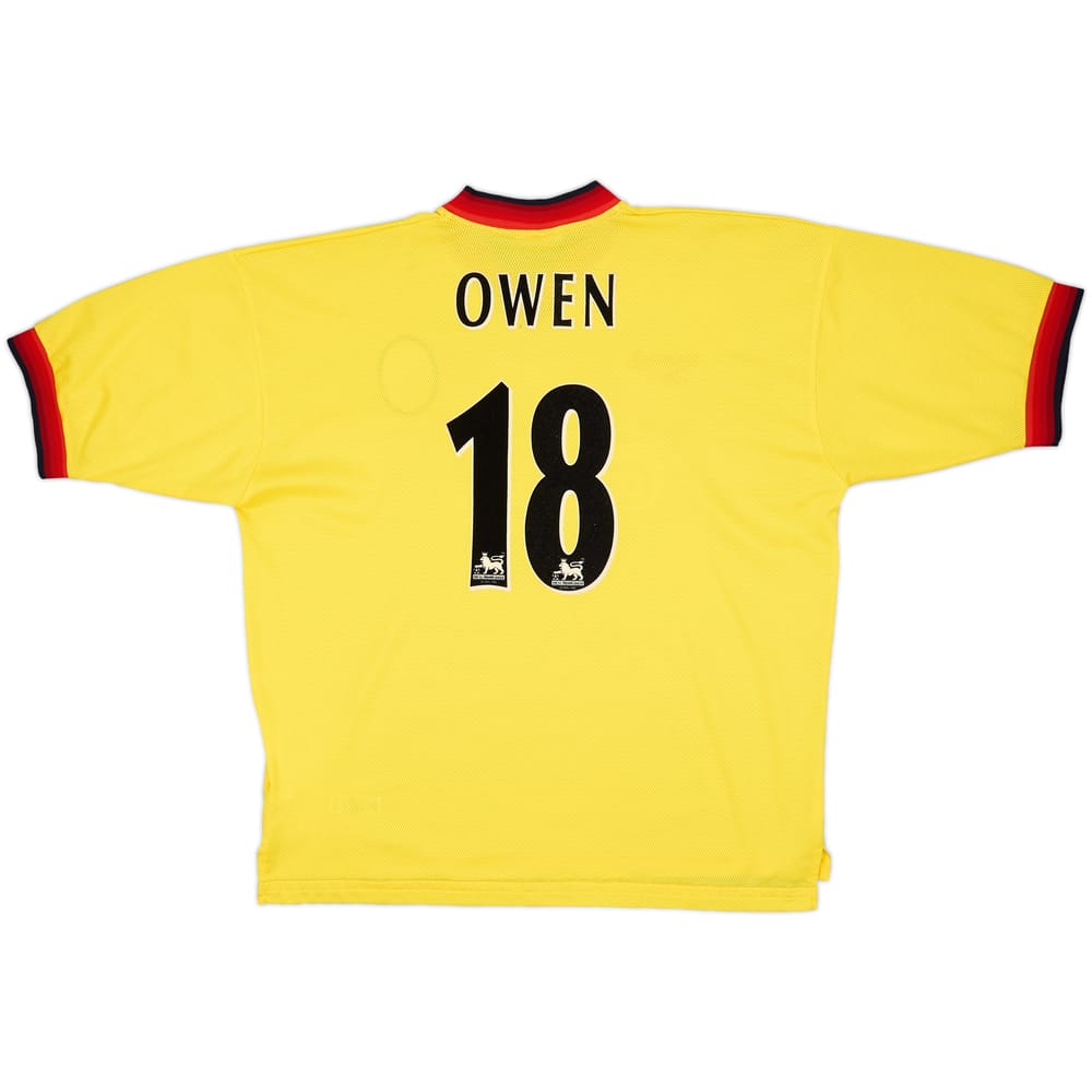 1997-99 Liverpool Away Shirt Owen #18 - 8/10 - (XL)