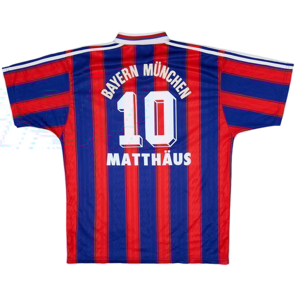 1995-97 Bayern Munich Home Shirt Matthaus #10 - 6/10 - (L)