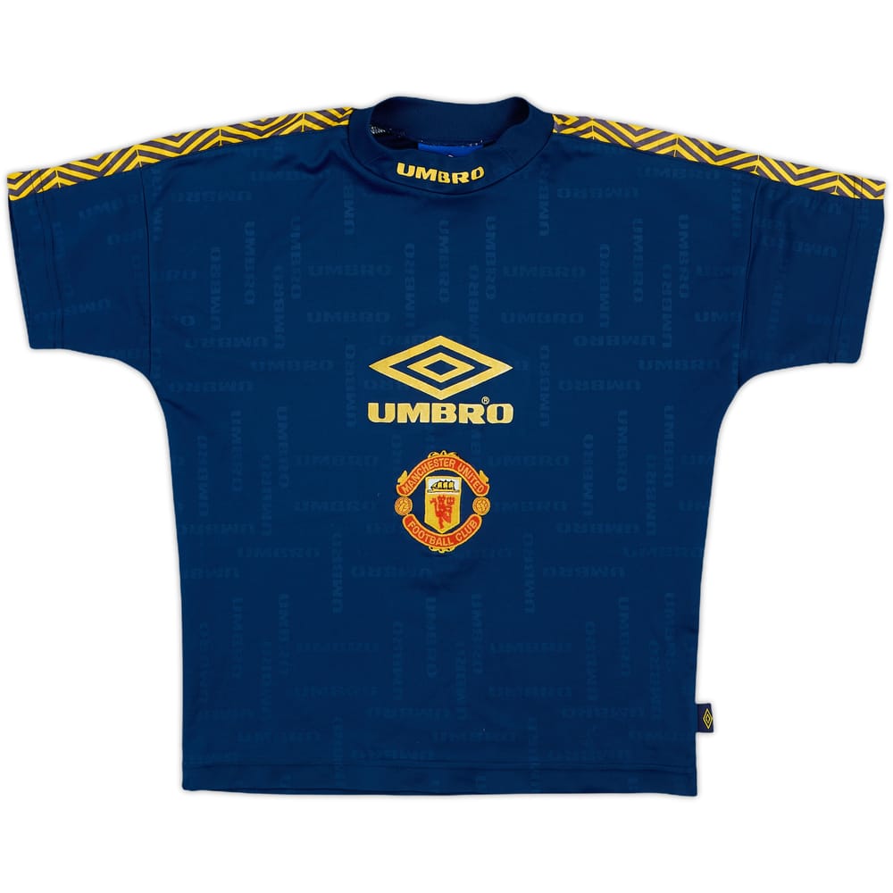 1996-97 Manchester United Umbro Training Shirt - 9/10 - (S.Boys)