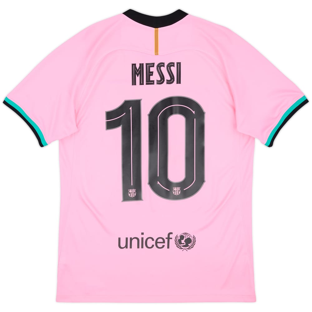 2020-21 Barcelona Third Shirt Messi #10 - 9/10 - (M)