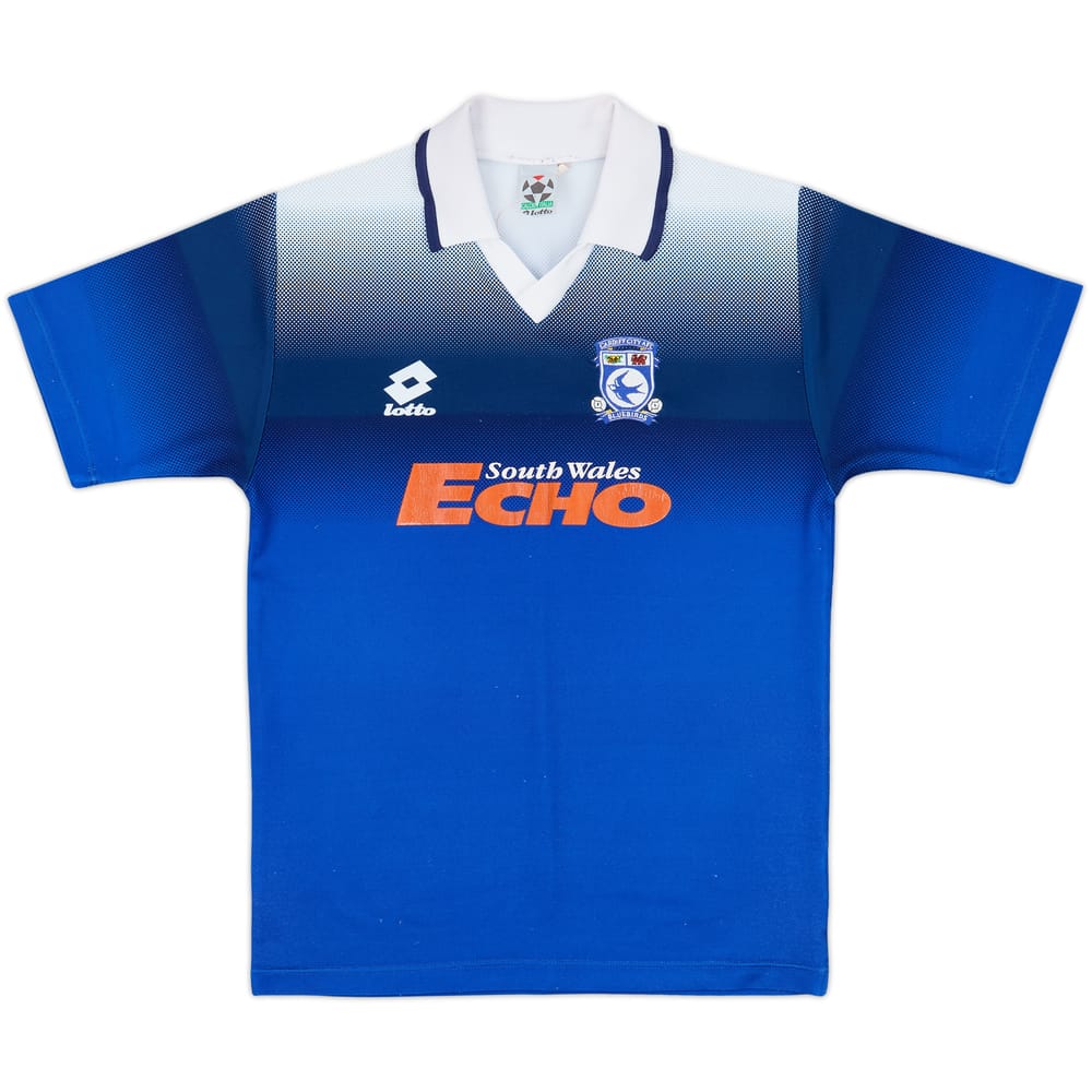 1996-97 Cardiff City Home Shirt - 8/10 - (S)