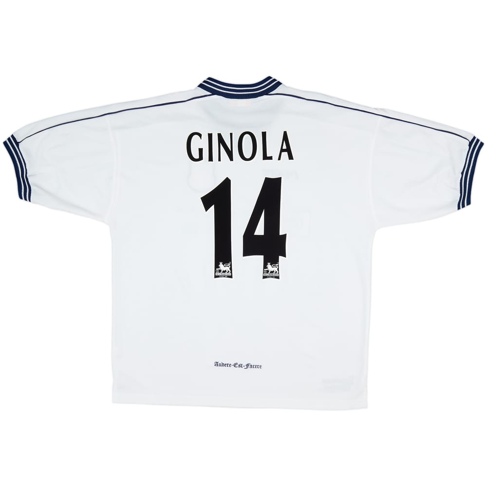 1997-99 Tottenham Home Shirt Ginola #14 - 10/10 - (XL)