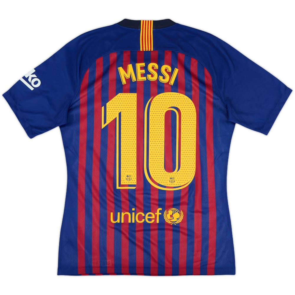 2018-19 Barcelona Player Issue Home Shirt Messi #10 - 9/10 - (M)