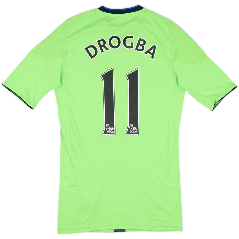 2010-11 Chelsea Player Issue TechFit Third Shirt Drogba #11 - 8/10 - (M)