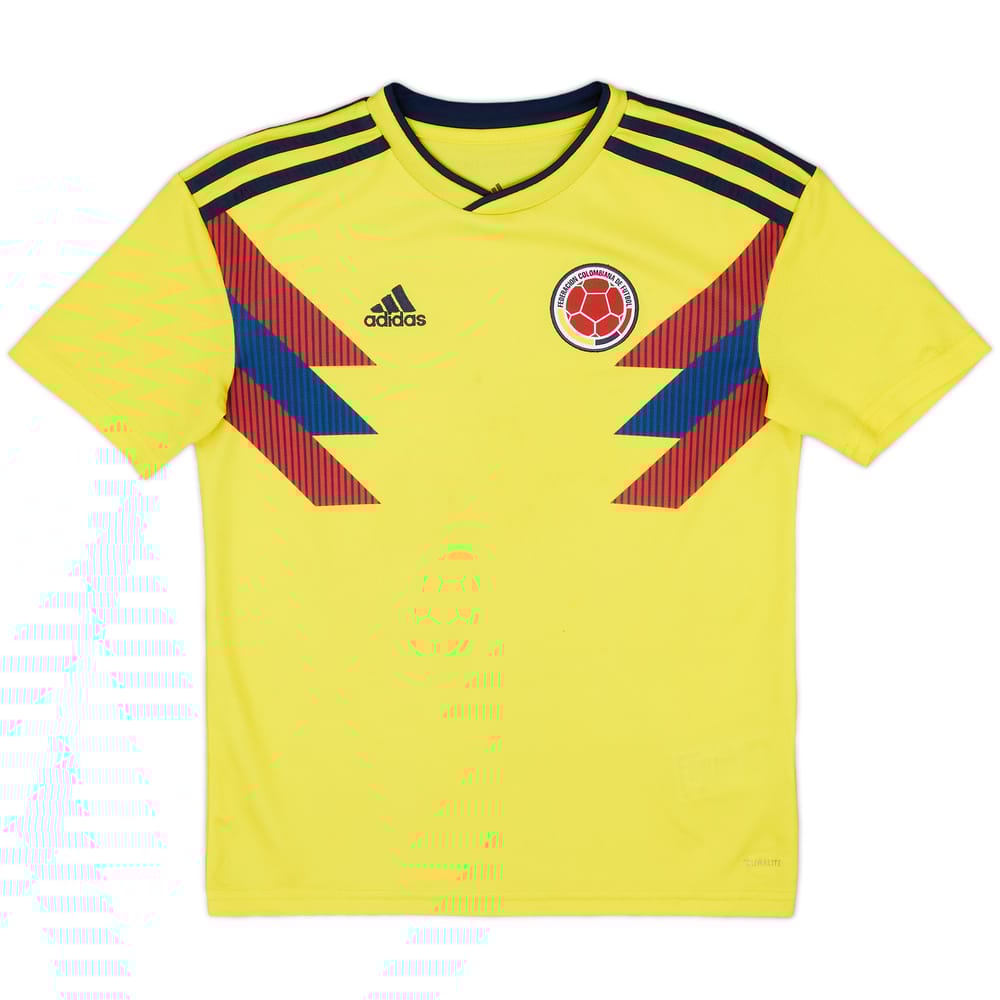 2018-19 Colombia Home Shirt - 7/10 - (M.Boys)