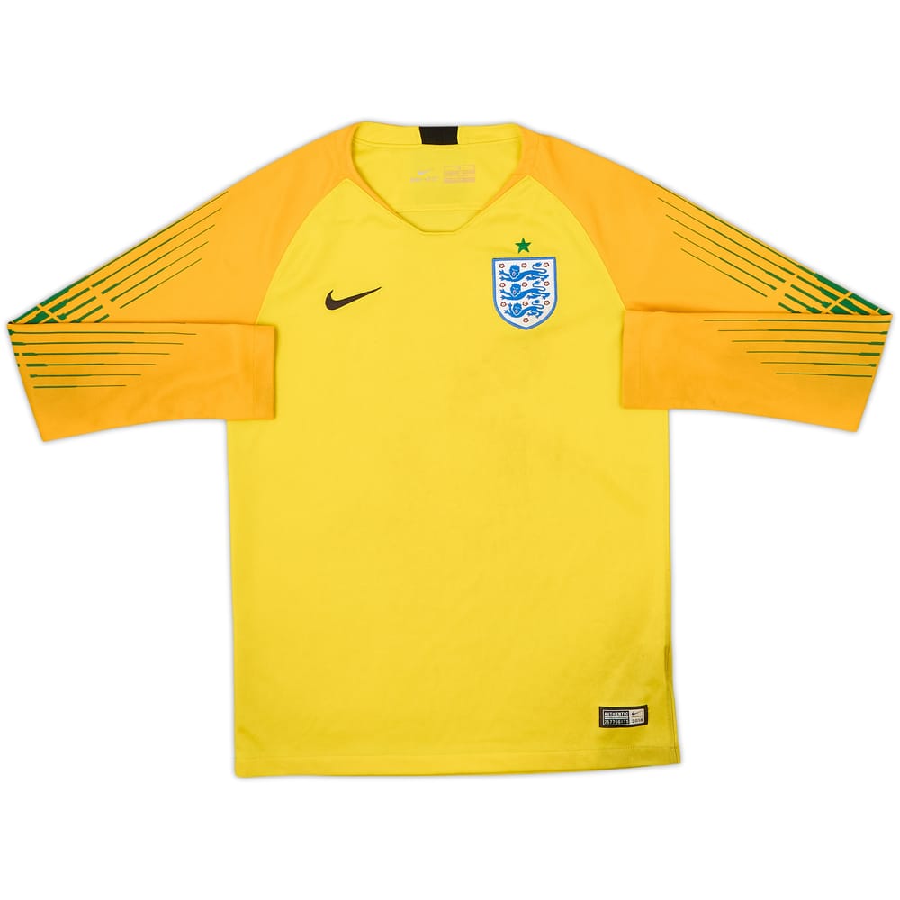 2018-19 England GK Shirt - 5/10 - (L.Boys)