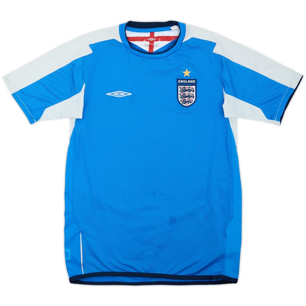 2004-06 England GK S/S Shirt - 6/10 - (L.Boys)