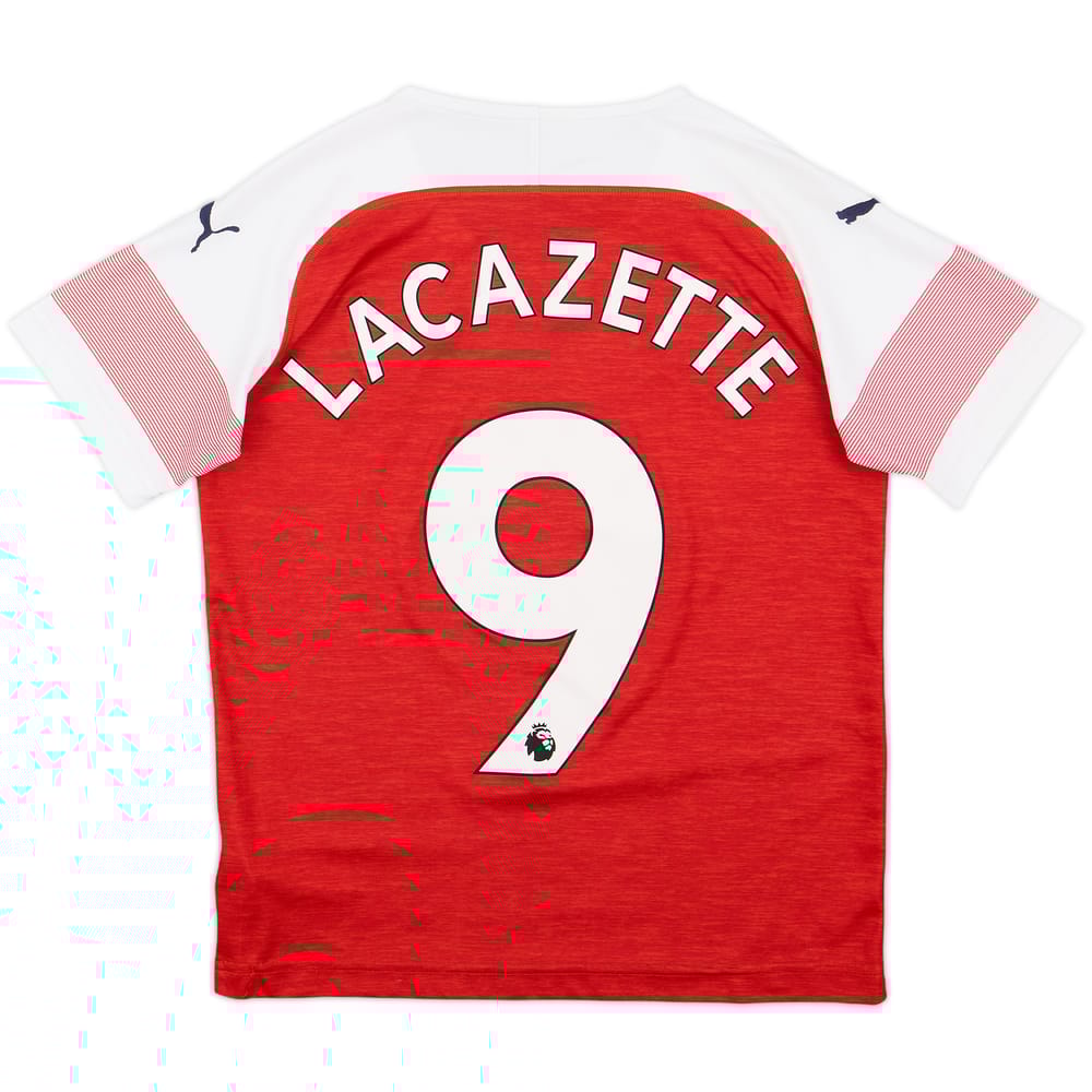 2018-19 Arsenal Home Shirt Lacazette #9 - 8/10 - (M.Boys)