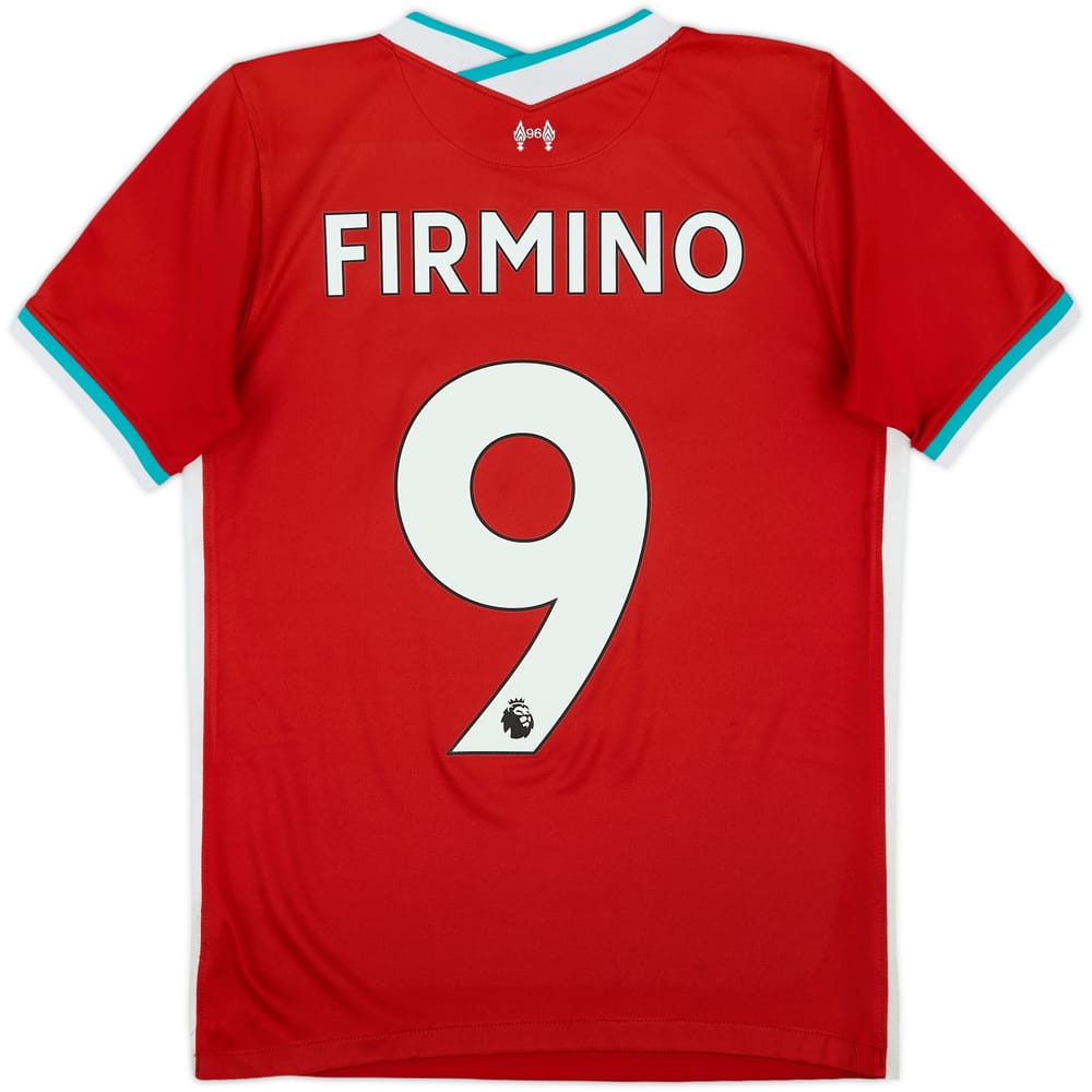 2020-21 Liverpool Home Shirt Firmino #9 - 7/10 - (L.Boys)