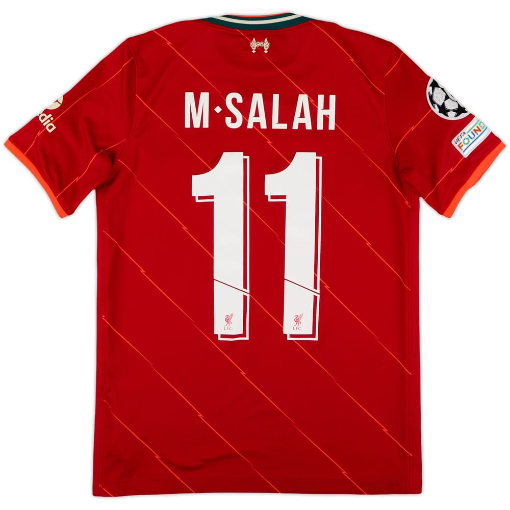 2021-22 Liverpool Home Shirt M.Salah #11 - 7/10 - (XL.Boys)