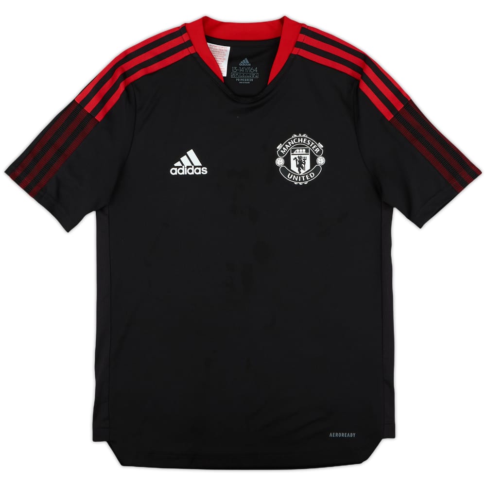 2021-22 Manchester United adidas Training Shirt - 8/10 - (L.Boys)