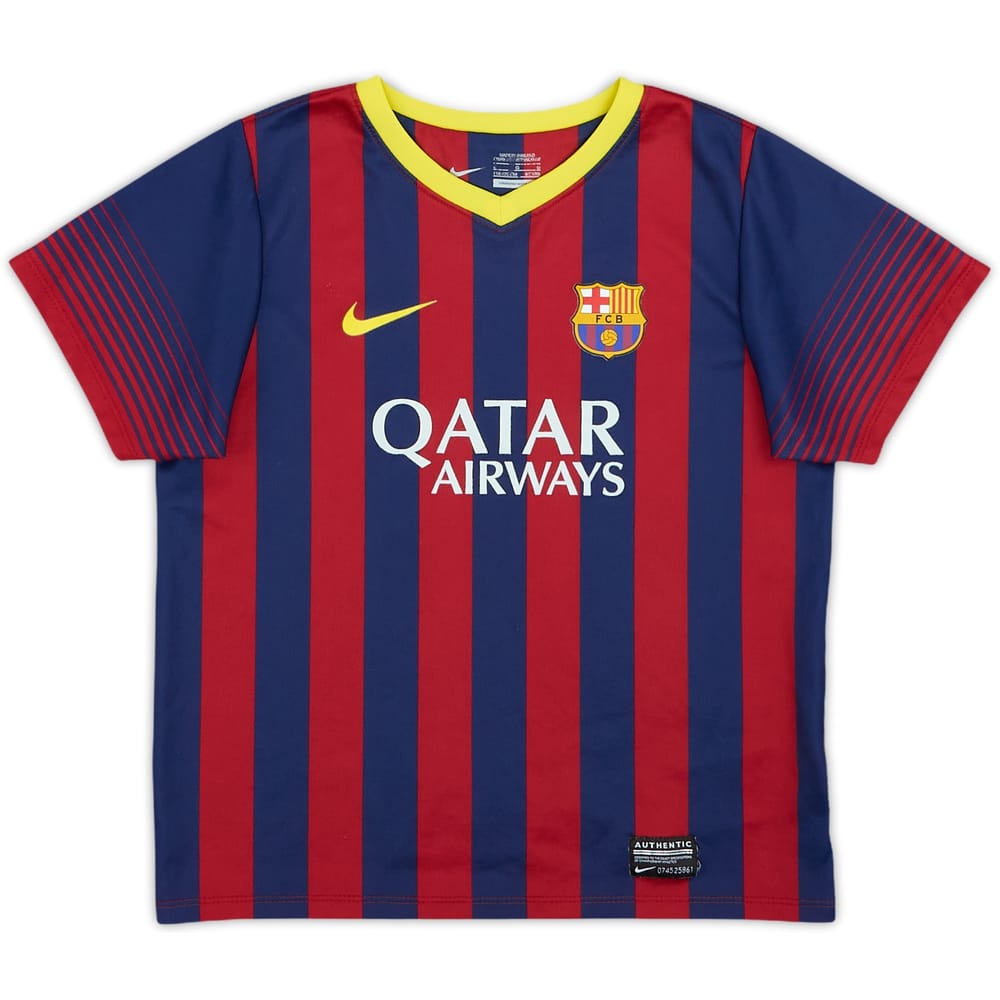 2013-14 Barcelona Home Shirt - 9/10 - (S.Boys)