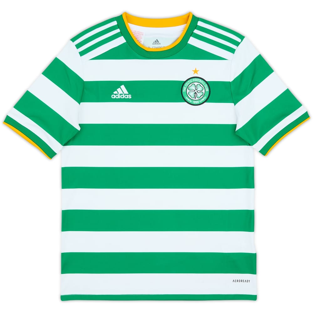 2020-21 Celtic Home Shirt - 8/10 - (M.Boys)