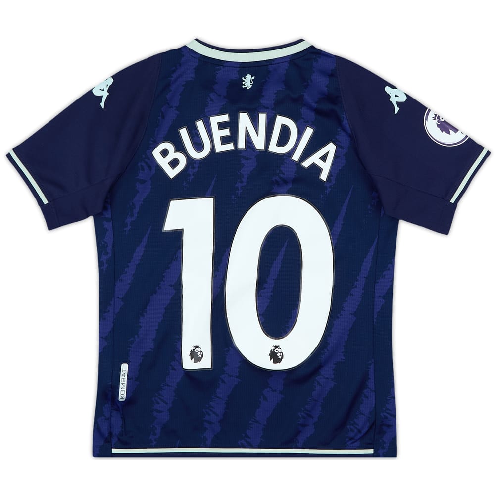 2020-21 Aston Villa Away Shirt Buendia #10 - 9/10 - (L.Boys)