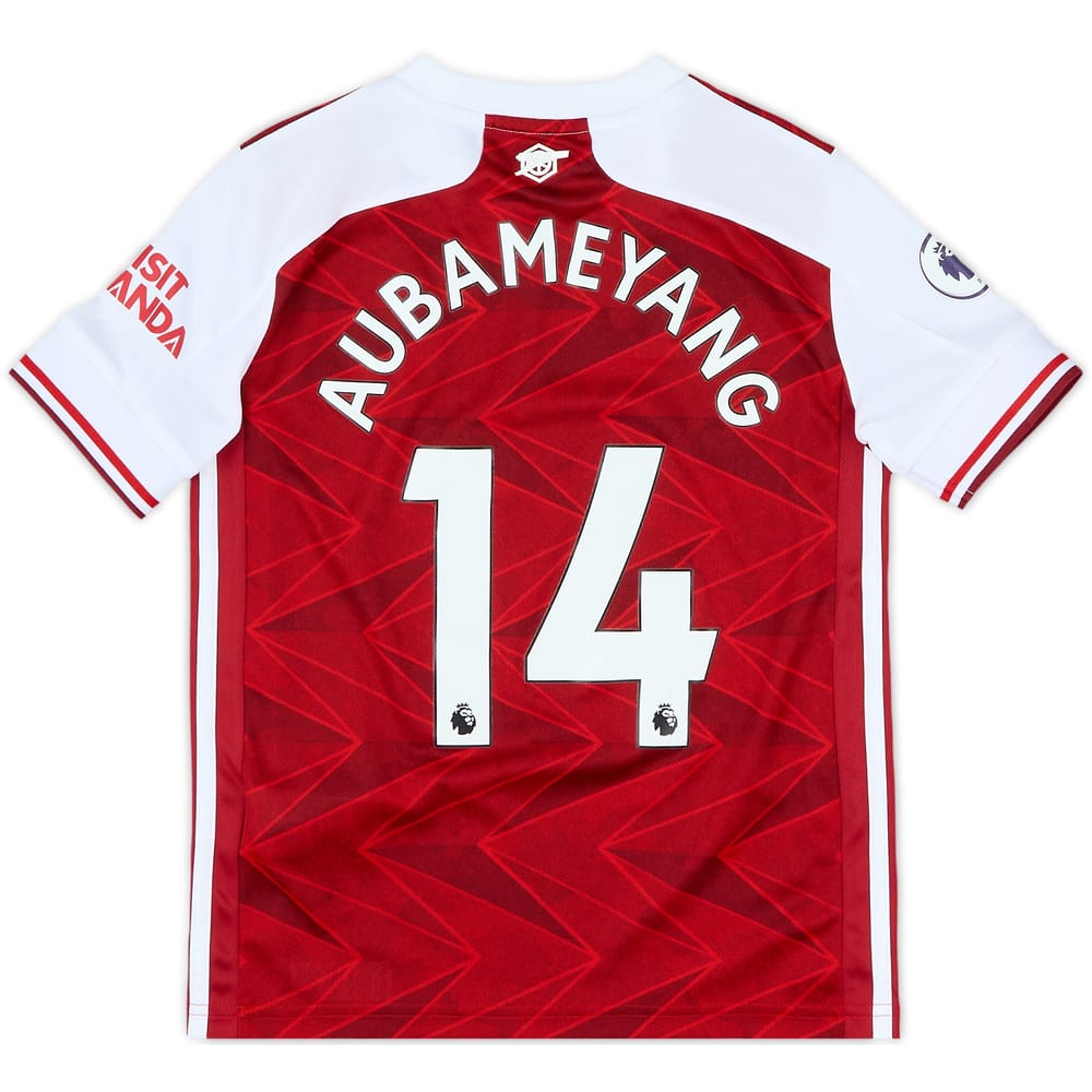 2020-21 Arsenal Home Shirt Aubameyang #14 - 9/10 - (S.Boys)