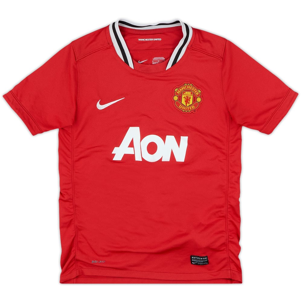 2011-12 Manchester United Home Shirt - 6/10 - (M.Boys)