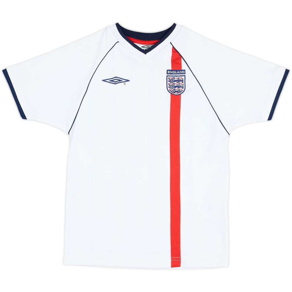 2001-03 England Home Shirt - 7/10 - (S.Boys)