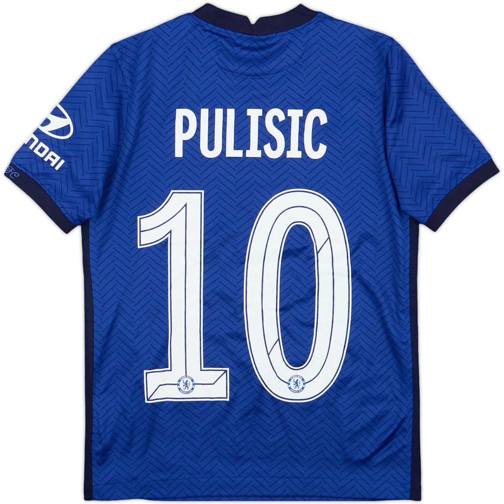 2020-21 Chelsea Home Shirt Pulisic #10 - 9/10 - (M.Boys)