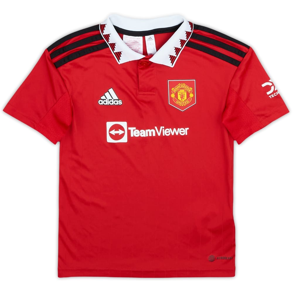 2022-23 Manchester United Home Shirt - 9/10 - (5-6 Years)
