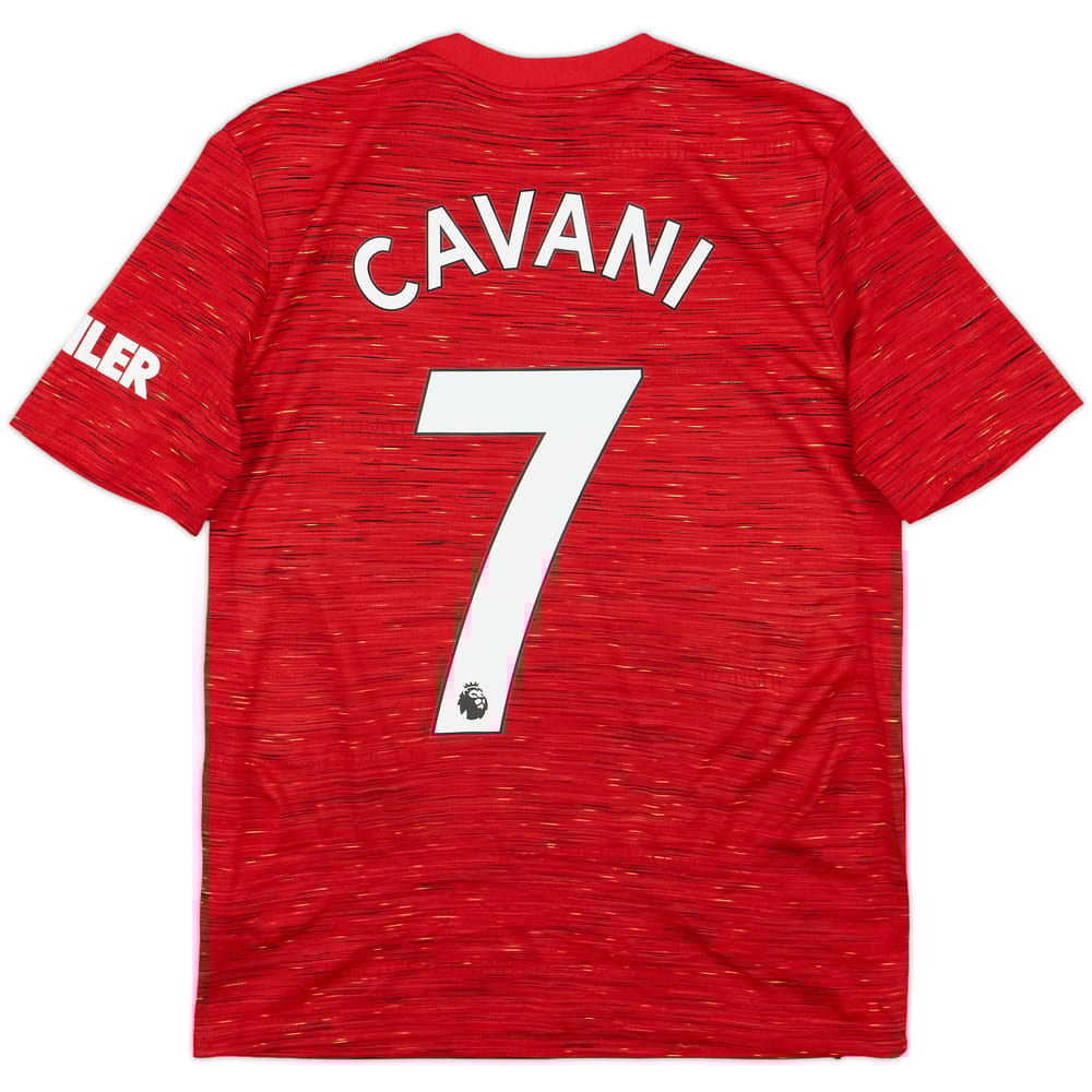 2020-21 Manchester United Home Shirt Cavani #7 - 9/10 - (L.Boys)
