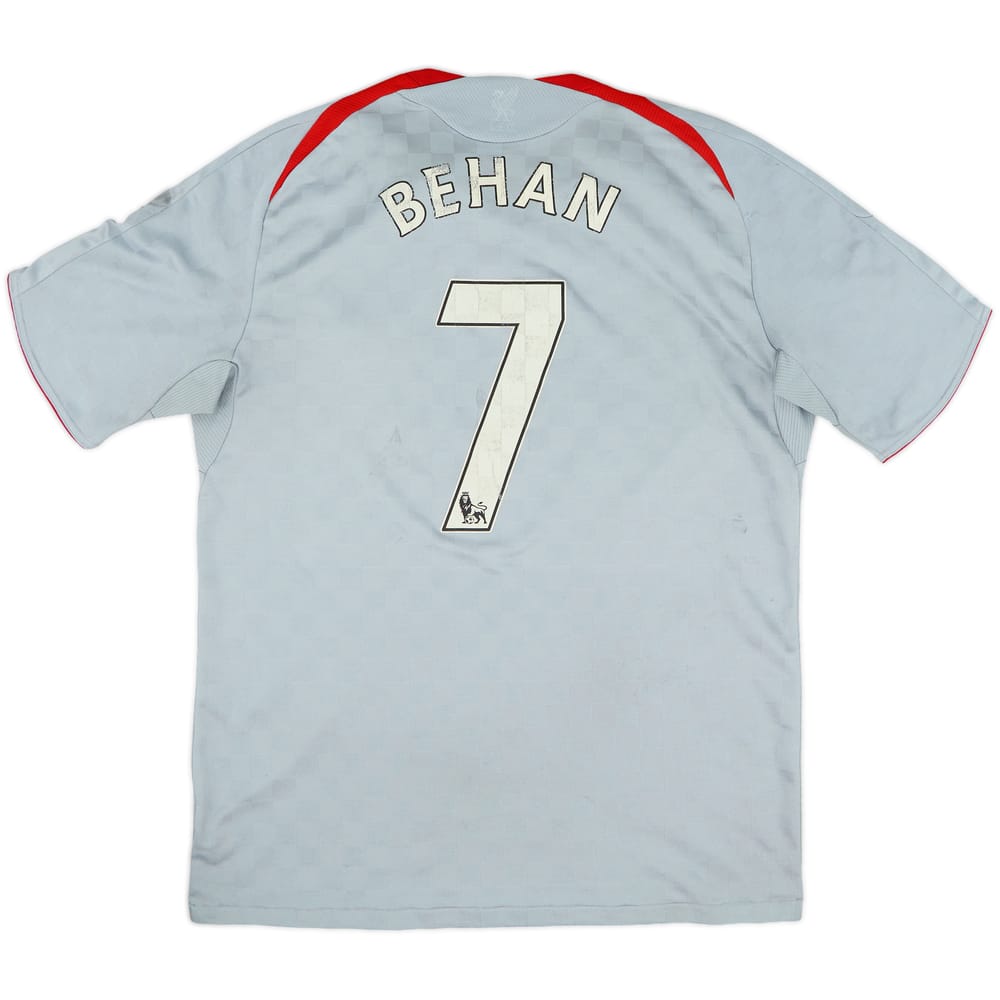 2008-09 Liverpool Away Shirt Behan #7 - 4/10 - (L)