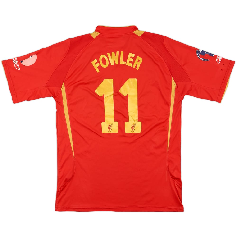 2005-06 Liverpool CL Home Shirt Fowler #11 - 4/10 - (XL)