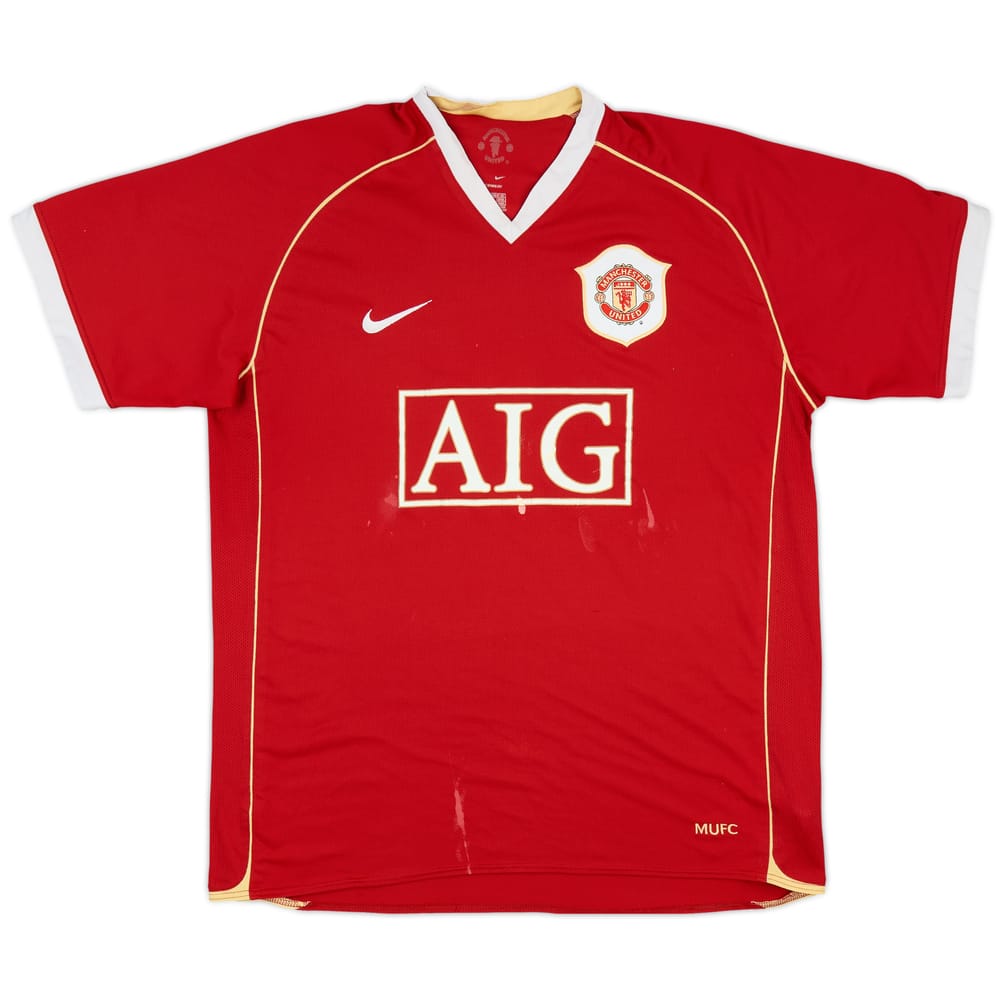 2006-07 Manchester United Home Shirt - 4/10 - (L)