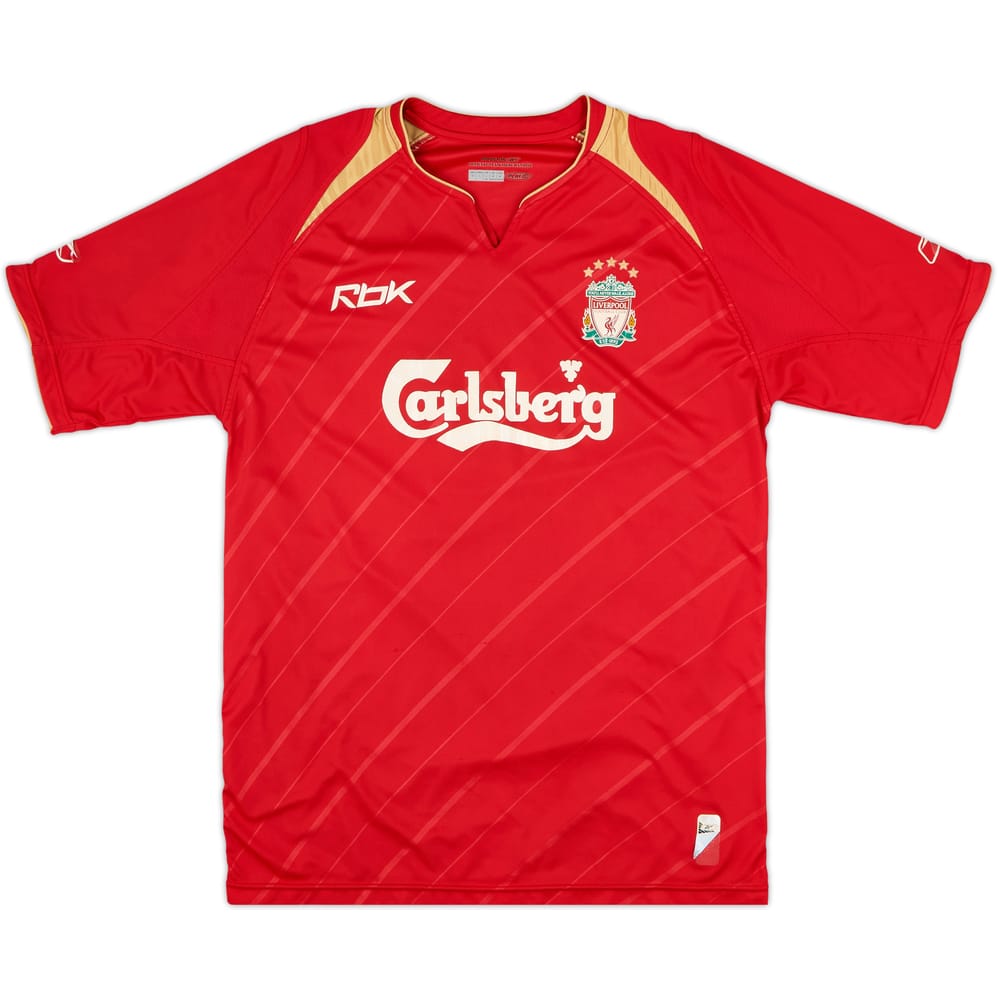 2005-06 Liverpool CL Home Shirt - 5/10 - (M)