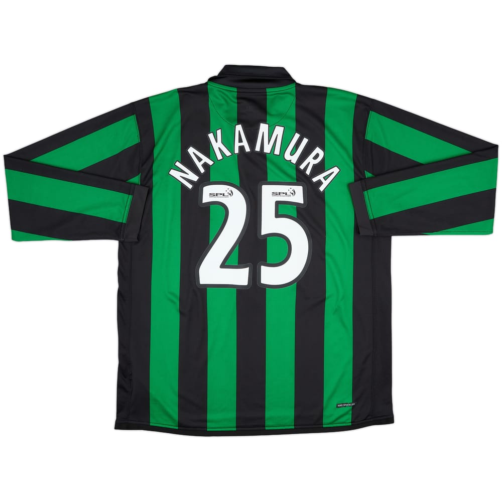 2006-08 Celtic Away L/S Shirt Nakamura #25 - 8/10 - (XL)