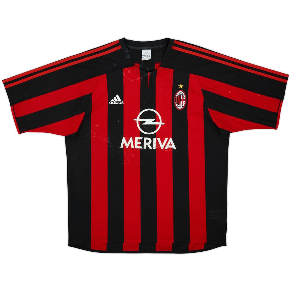 2003-04 AC Milan Home Shirt - 4/10 - (L)