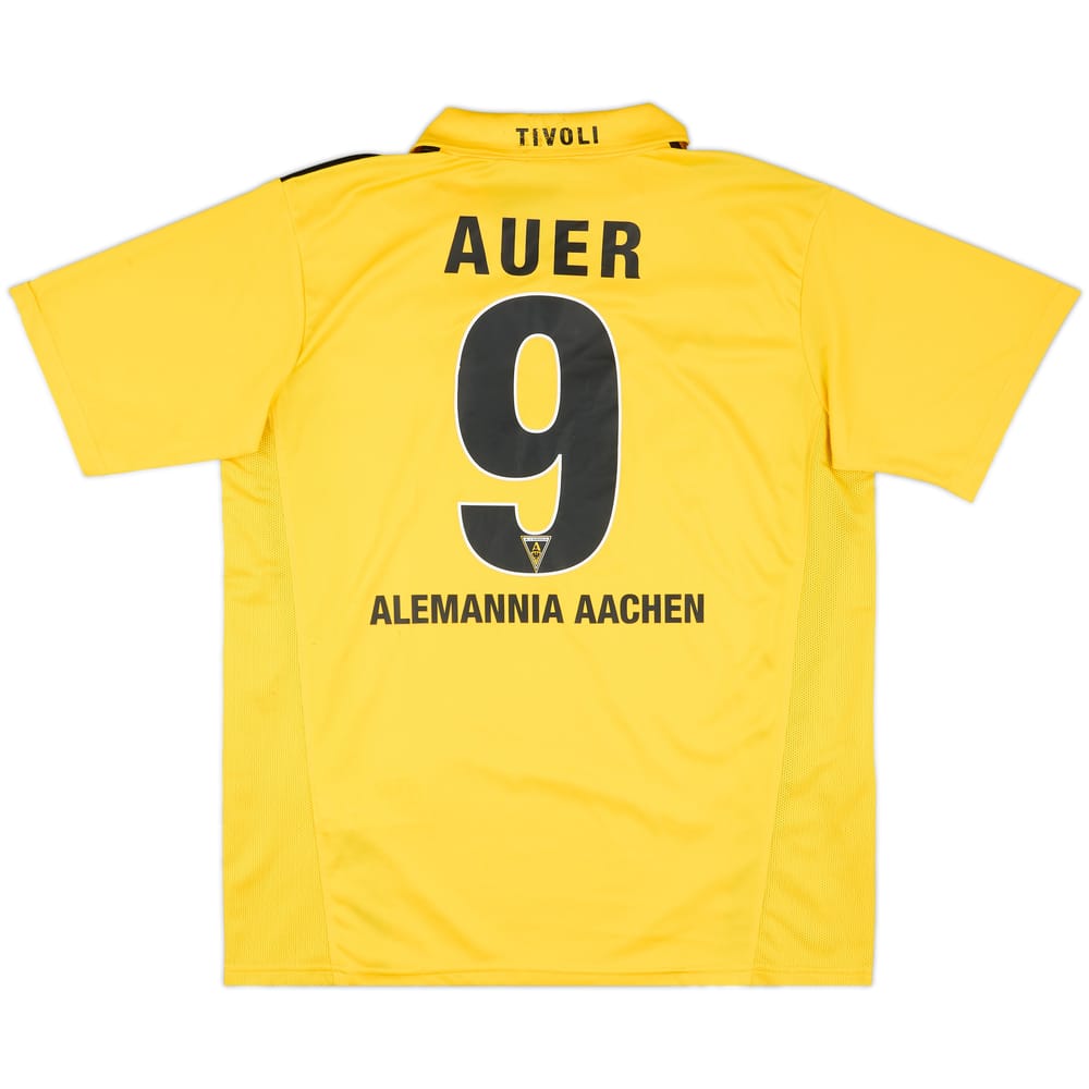 2010-11 Alemannia Aachen Home Shirt Auer #9 - 8/10 - (L)