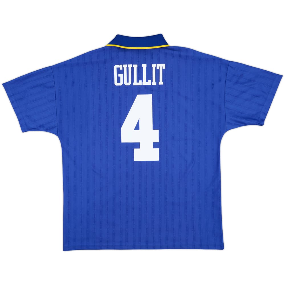 1995-97 Chelsea Home Shirt Gullit #4 - 6/10 - (XL)