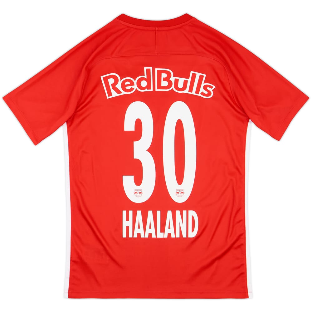 2019-20 Red Bull Salzburg Home Shirt Haaland #30 - 7/10 - (M)